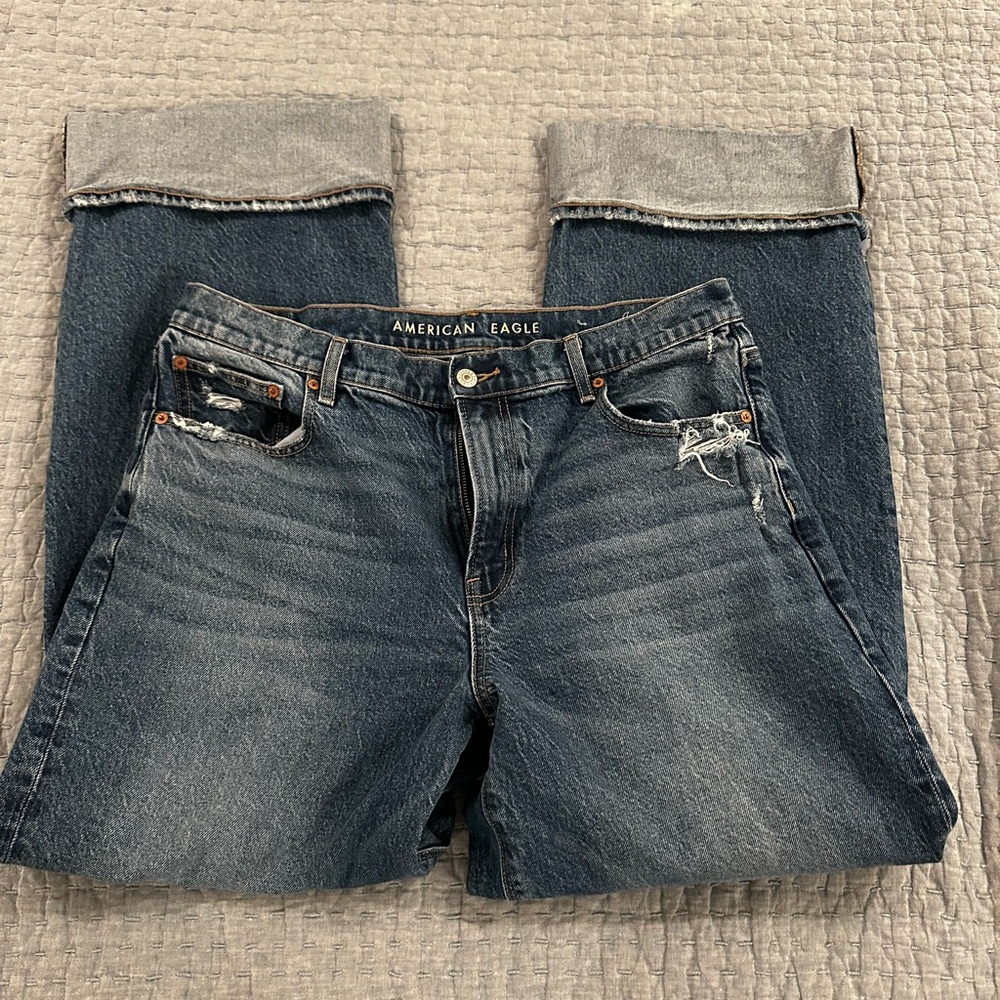 American Eagle Outfitters Women's Stovepipe Blue Jeans, Worn once